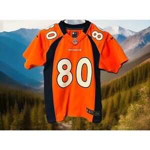 Denver Broncos #80 NIKE  on field  Jersey Youth Medium (10-12) - EUC